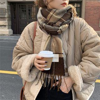 Plain Reversible Fleece Loose-fit Jacket