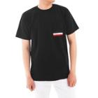 Plus Size Striped-pocket T-shirt