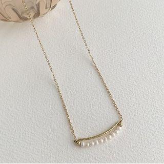 Freshwater Pearl Pendant Necklace Pearl - One Size