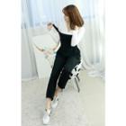 Petite Size Tapered Jumper Pants Black - One Size