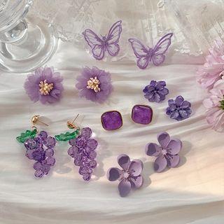 Purple Earring (various Designs)