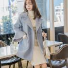 Bell Sleeve Double-button Coat