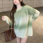 Gradient Sweater Green - One Size