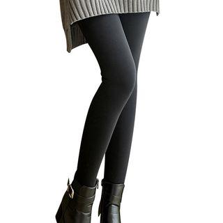 Fleece Lined High-waist Stirrup Leggings