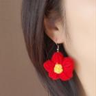 Flower Drop Earring / Hair Tie / Brooch