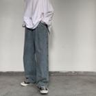 Drawstring Loose Fit Jeans