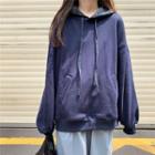 Oversize Hoodie Navy Blue - One Size