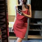 Spaghetti Strap Mini Beach Dress