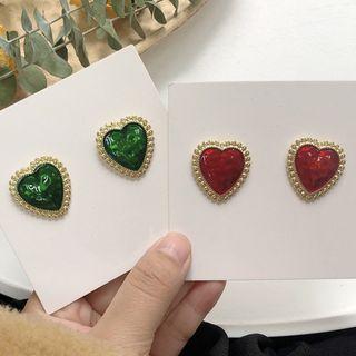 Retro Heart Earring