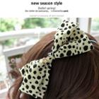 Leopard Print Fabric Bow Headband