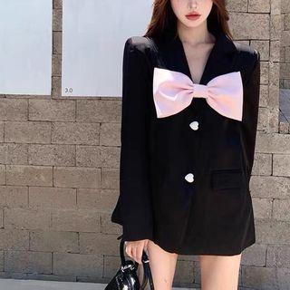 Plain Blazer / Bow