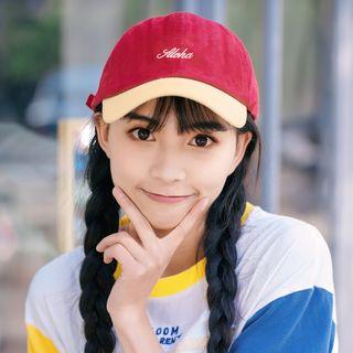 Two-tone Corduroy Baseball Cap