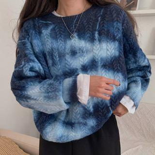 Dyed Oversized Sweater