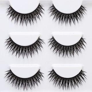False Eyelashes (3 Pairs) #l13 L13 - One Size