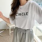 Circle Linen Blend T-shirt