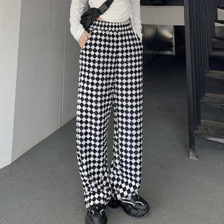 Argyle Loose Fit Pants