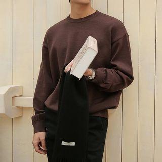 Round-neck Boxy Knit Top In 13 Colors