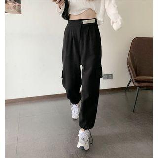 Tied-leg High-waist Pants