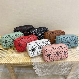 Printed Zip Chain Crossbody Bag