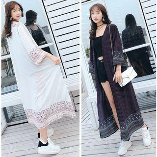 Print Chiffon Midi Cover-up
