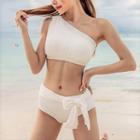 Set: One-shoulder Bikini Top + Bottom