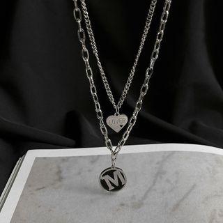 Layered Heart Necklace