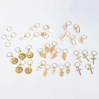 Set Of 5: Hoop Hair Clip