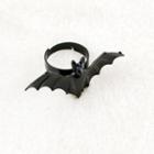 Bat Open Ring Black - One Size