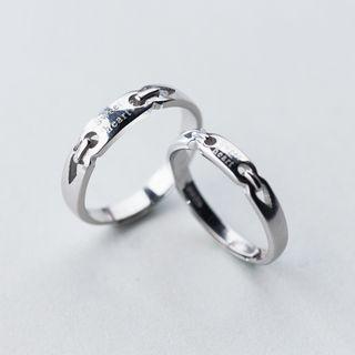 925 Sterling Sliver Couple Ring