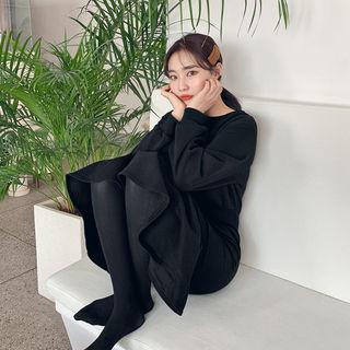 Fleece-lined Long Mermaid Dress