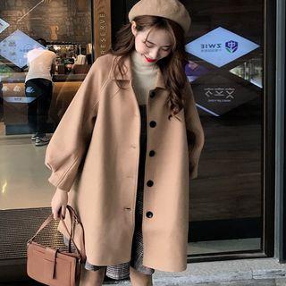Puff Sleeve Single-breast Coat