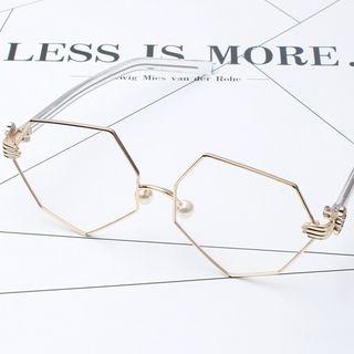Colored Lens Polygon Sunglasses / Glasses