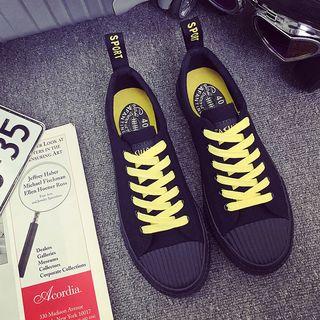 Couple Matching Lace-up Canvas Sneakers