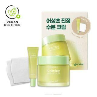 Goodal - Houttuynia Cordata Calming Moisture Cream Set 4 Pcs