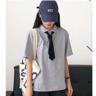 Short-sleeve Polo Shirt / Crew-neck Tank Top