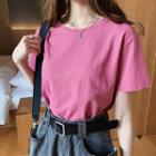 Frayed Edge Short-sleeve T-shirt