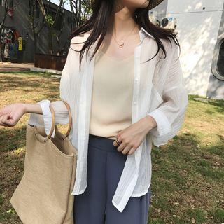Linen Mesh Shirt