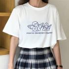 Angel Printed Short-sleeve T-shirt
