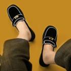 Piped Velvet Loafers