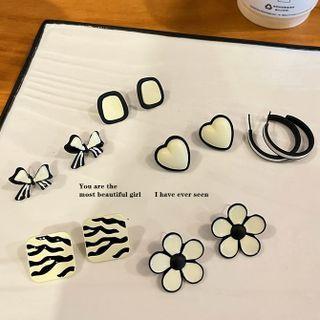 Two-tone Alloy Earring (various Designs)