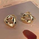 Geometric Stud Earring C-844 - 1 Pair - Gold - One Size