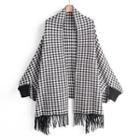 Houndstooth Shawl Houndstooth - Black & White - One Size