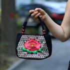 Embroidered Canvas Tote Bag