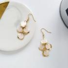 Disc Resin Fringed Earring