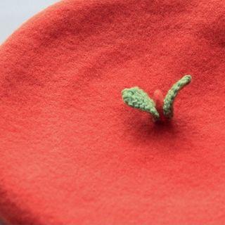 Felt Orange Beret