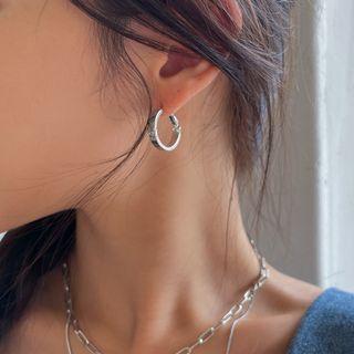 Wide Hoop Earrings