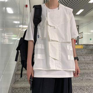 Mesh Panel Safari Vest