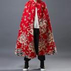 Print Hooded Linen Jacket