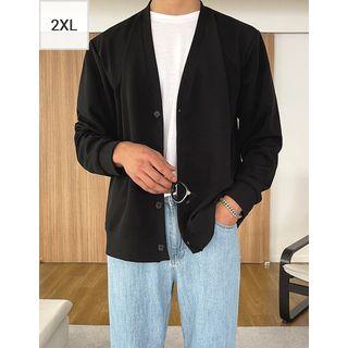 V-neck Basic Cardigan