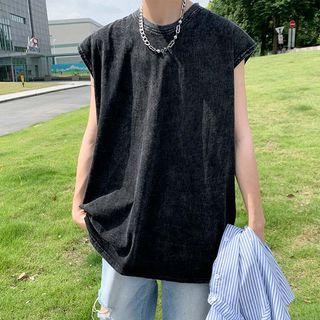 Washed Oversized Tank Top
